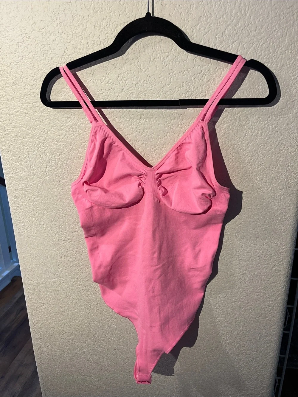 Women Pink One-Piece Bodysuit - Brand Unlisted Shapewear 4-5XL
